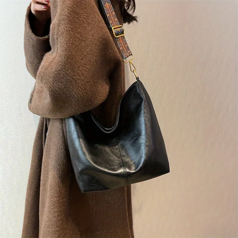 Ethnic Vintage Design Shoulder Bag, Classic Crossbody Bag, Women's